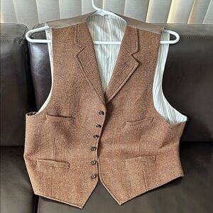 Polo Ralph Lauren Tan Tweed Vest